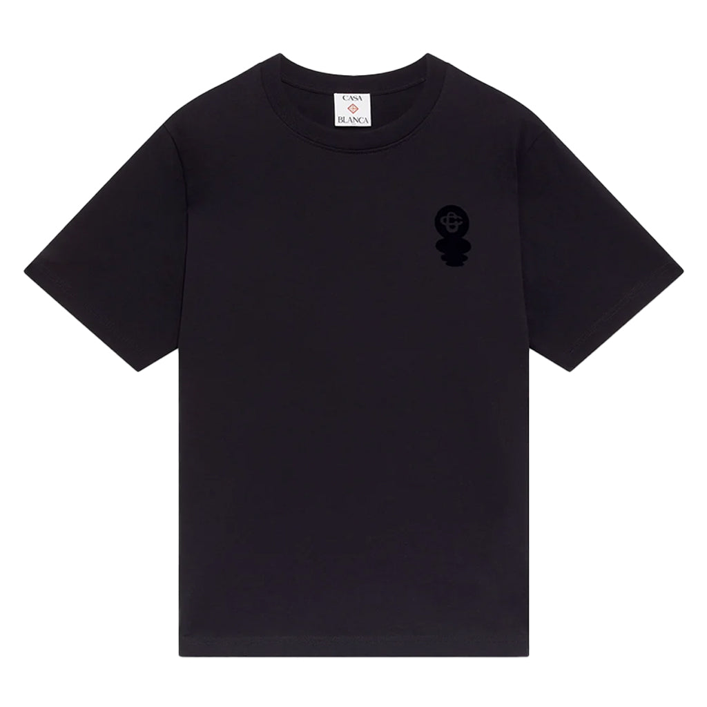 Casablanca Squash Logo Flock Print T-Shirt