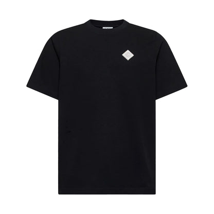 Casablanca Pearl Diamond CC Patch T-Shirt in Black