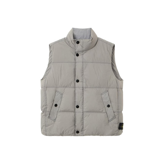 [Stone Island] Garment Dyed Crinkle Reps NY Down Vest
