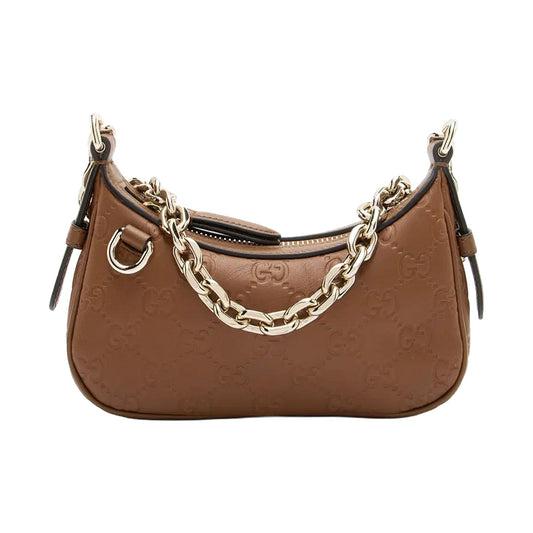 [Gucci] GG Embossed Leather Mini Shoulder Bag