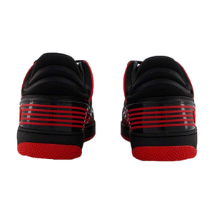 Gucci Baket Low-Top Sneakers in Black/Red