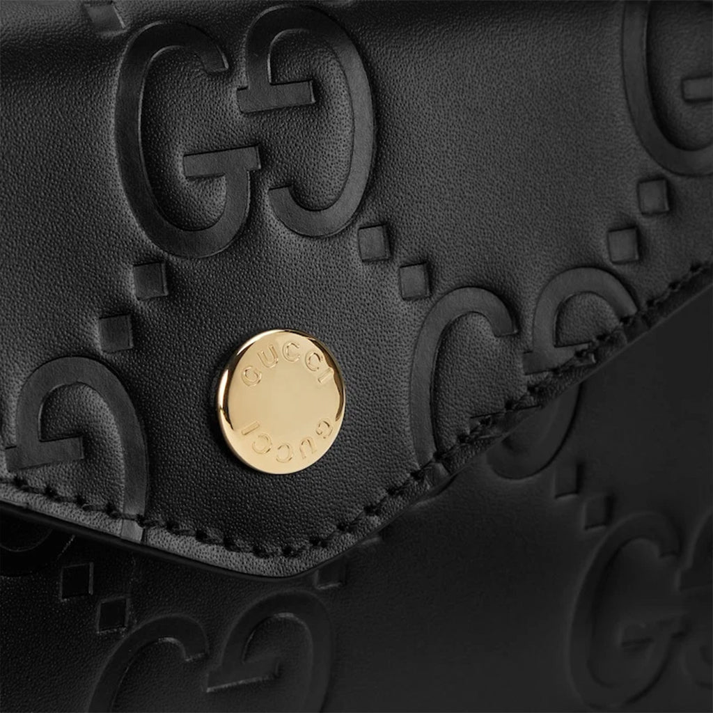 [Gucci] GG Leather Crossbody Shoulder Bag