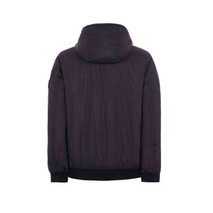 Stone Island Crinkle Reps With Primaloft Hooded Jacket in Navy