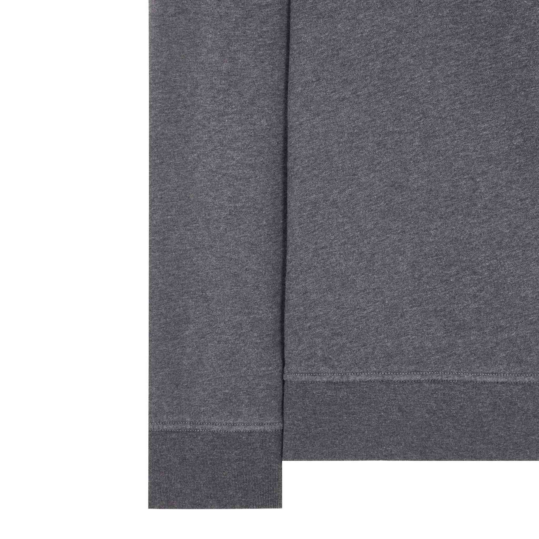 Stone Island Garment Dyed Crewneck Sweatshirt in Light Grey Melange