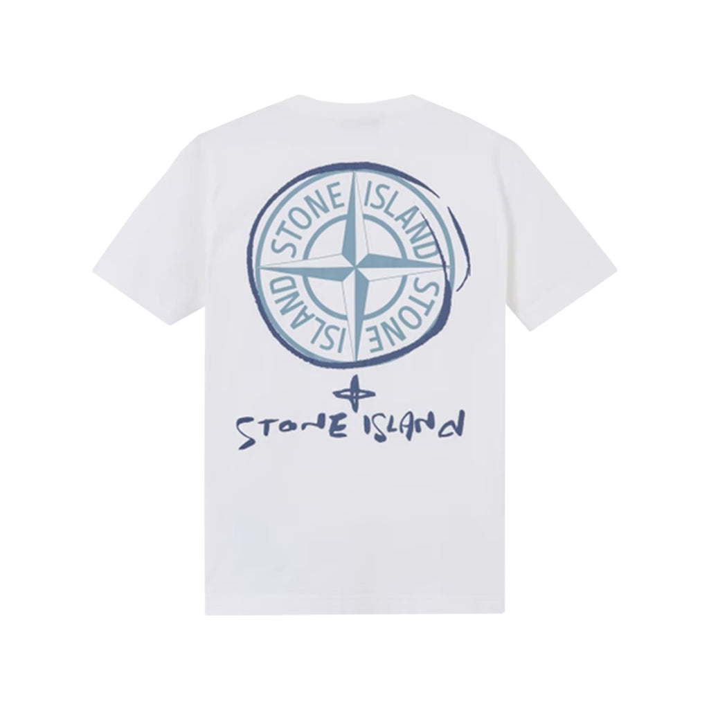 Stone Island Junior "Scribble Compass" T-Shirt