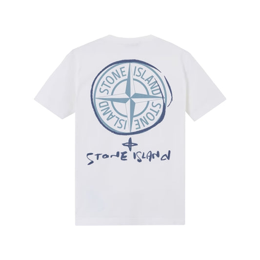 Stone Island Junior "Scribble Compass" T-Shirt