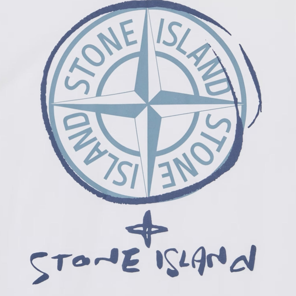 Stone Island Junior "Scribble Compass" T-Shirt
