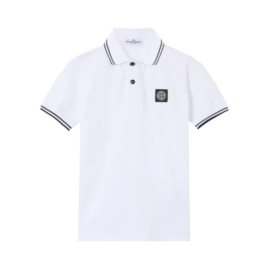 Stone Island Junior Compass Patch Polo