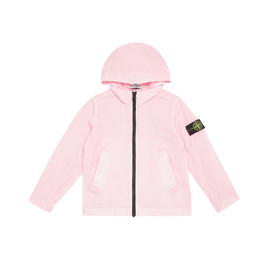 Stone Island Junior Crinkle Reps Ny Hooded Jacket