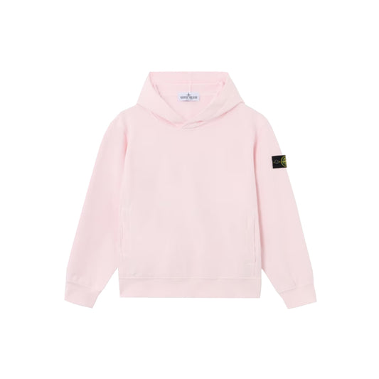 Stone Island Junior Cotton Fleece Hooded Sweatshirt