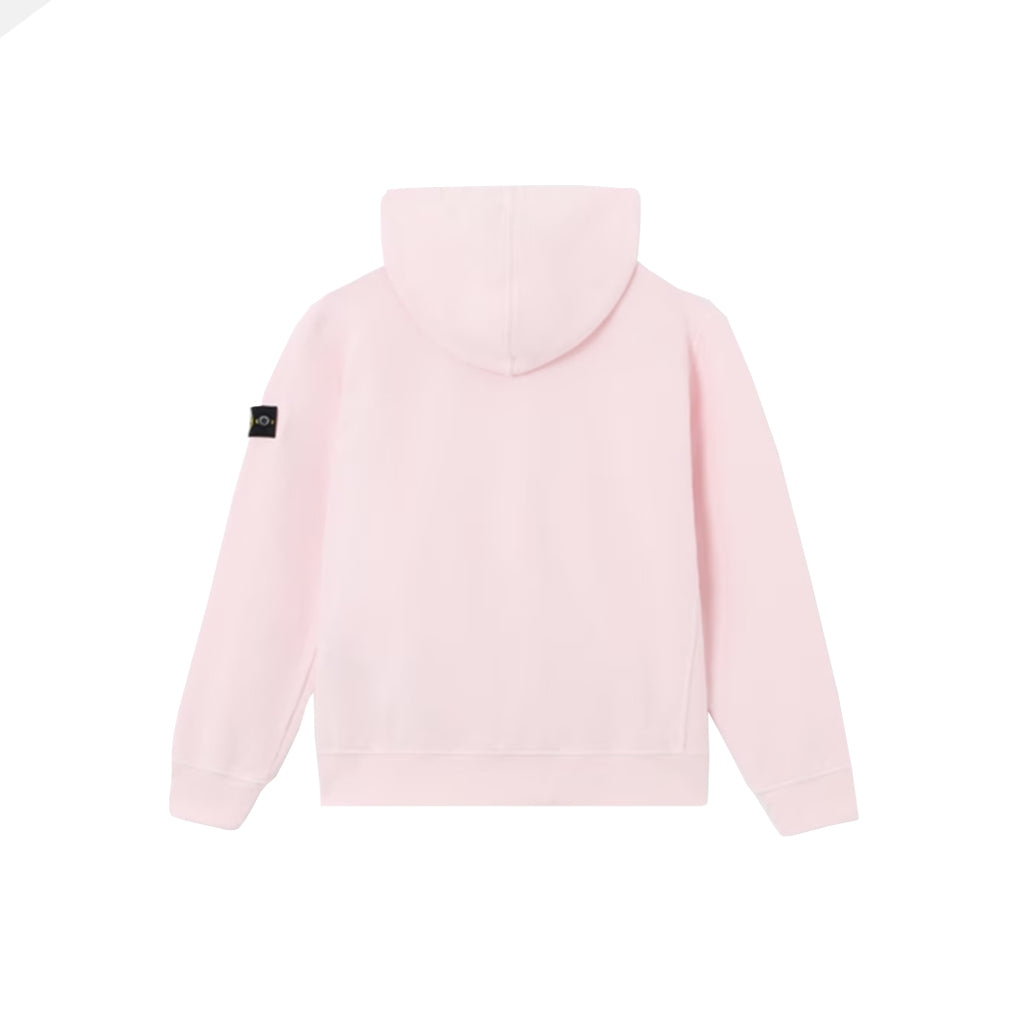 Stone Island Junior Cotton Fleece Hooded Sweatshirt