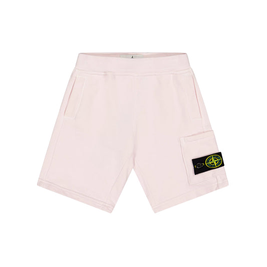 Stone Island Junior Cotton Fleece Jogger Shorts