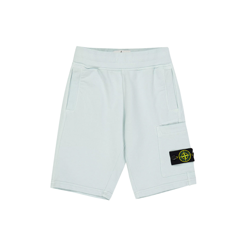 Stone Island Junior Cotton Fleece Jogger Shorts