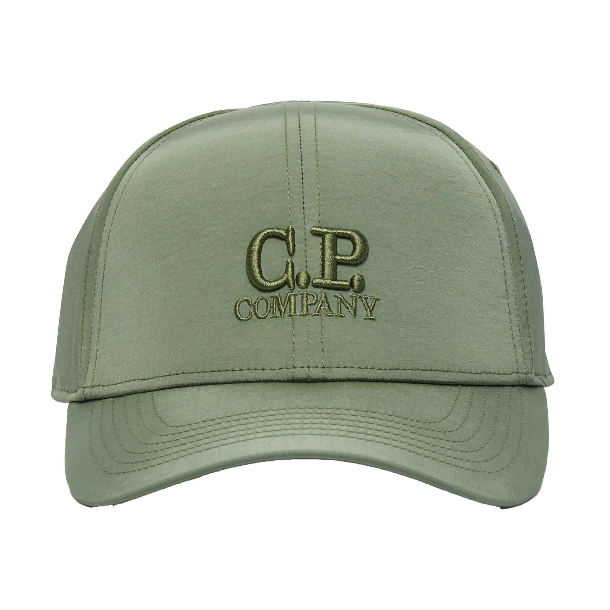 C.P. Company Chrome-R Goggle Cap in Green Bay
