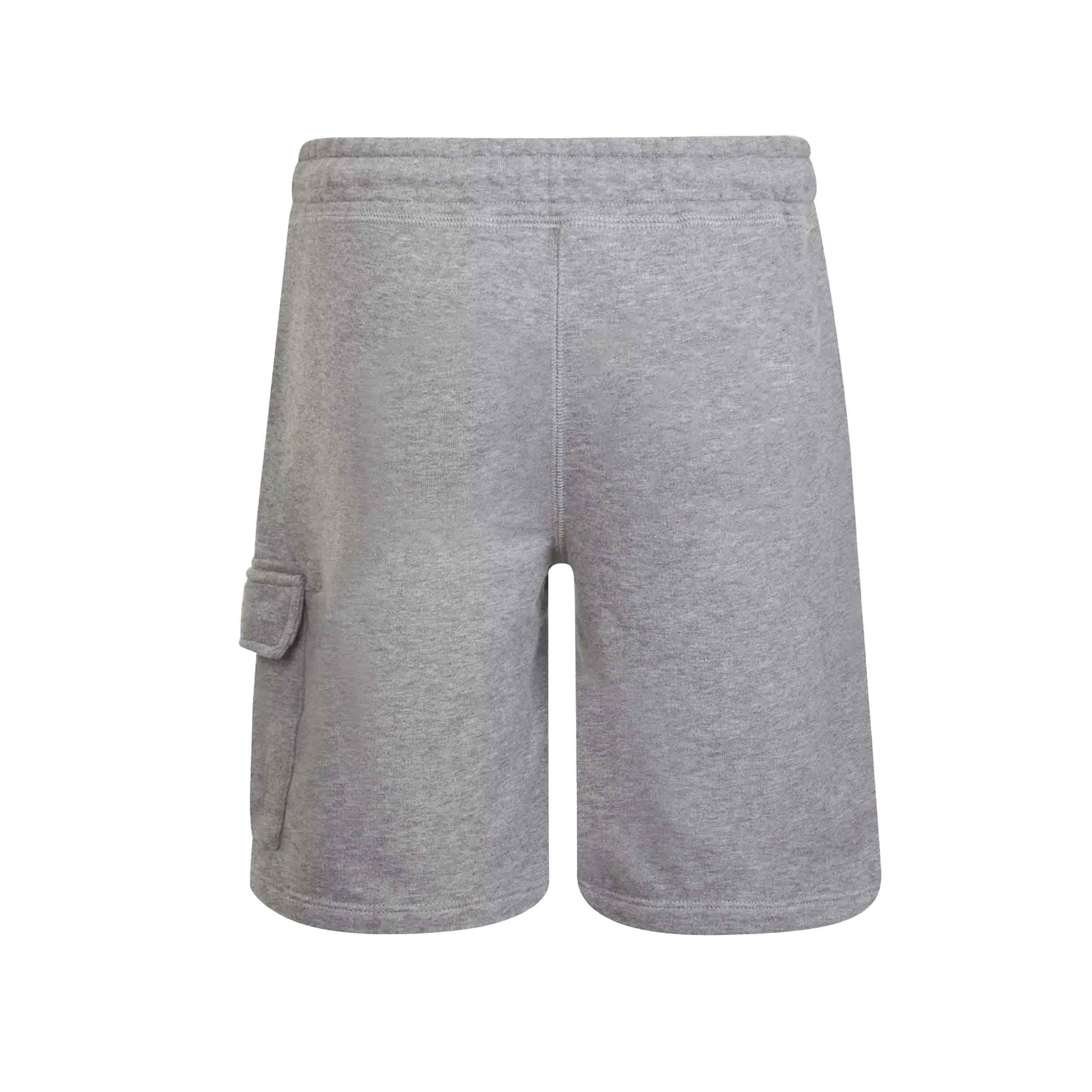 C.P. Company Light Fleece Lens Shorts in Greystone Melange