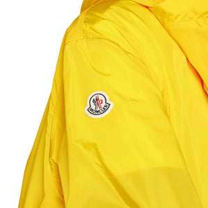 Moncler Womens Cecile Hooded Jacket in Yellow