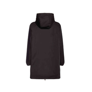 Moncler Womens Etretat Reversible Coat in Black/White