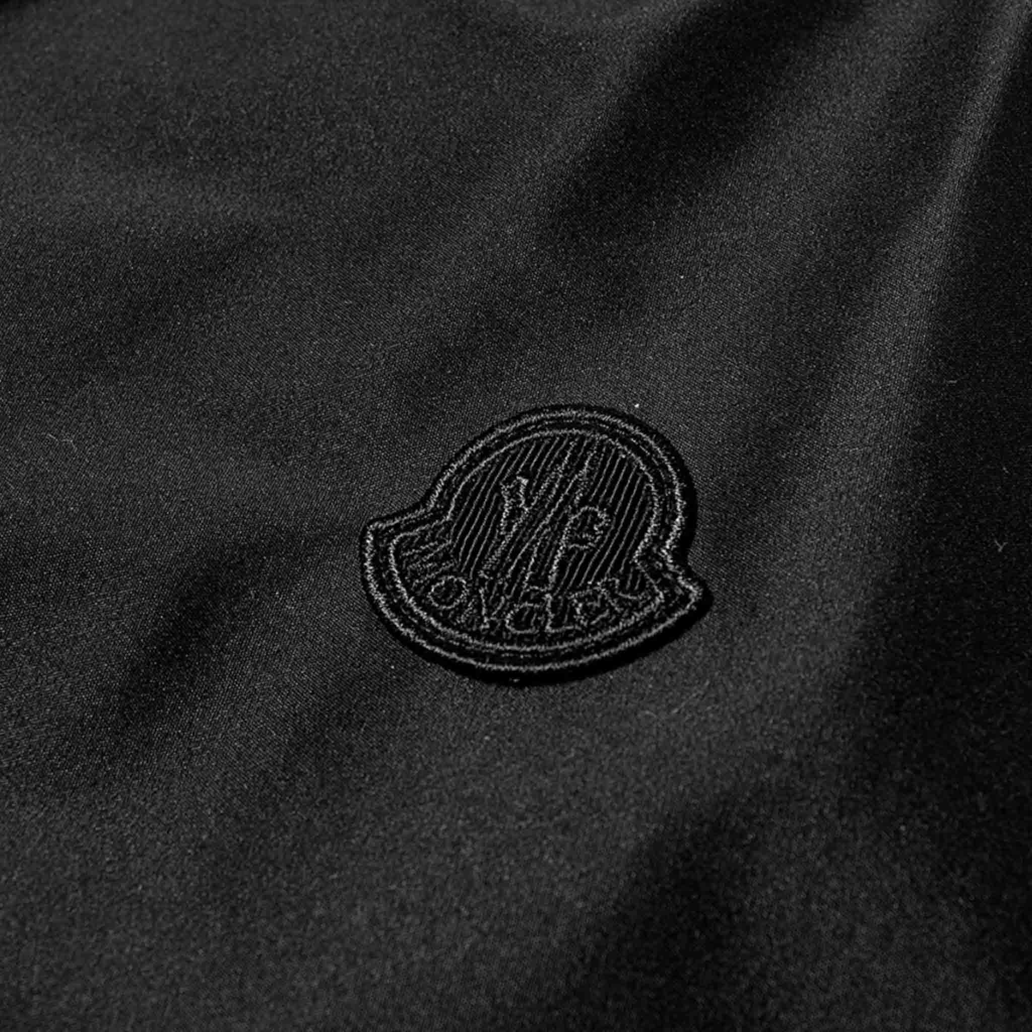 Moncler black outlet badge