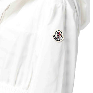 Moncler Womens Milliau Long Coat in White