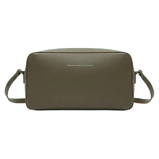 [Maison Margiela] MM6 Small Numeric Leather Shoulder Bag Dark Olive