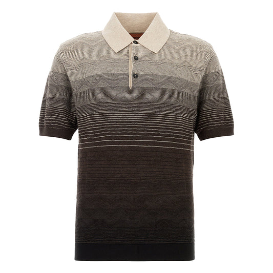 Missoni Embroidered Cotton Polo Shirt