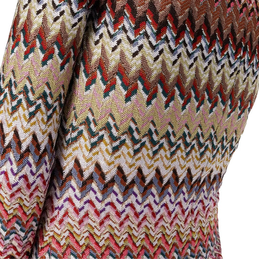 Missoni Raschel Zig Zag Boat Neck Mini Dress
