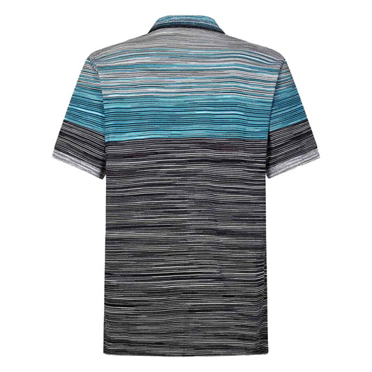Missoni Space Dye Short Sleeve Polo Shirt