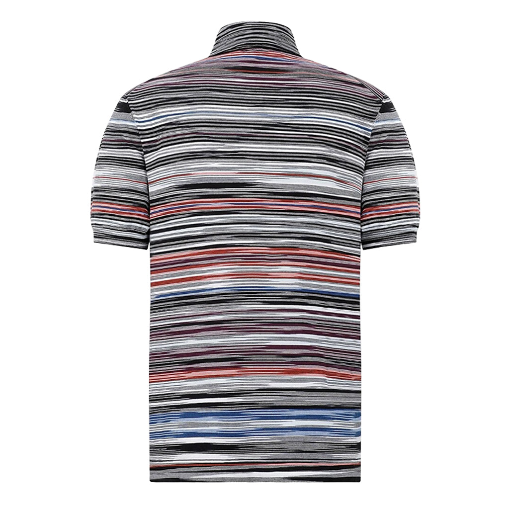 Missoni Striped Short Sleeved Polo Shirt
