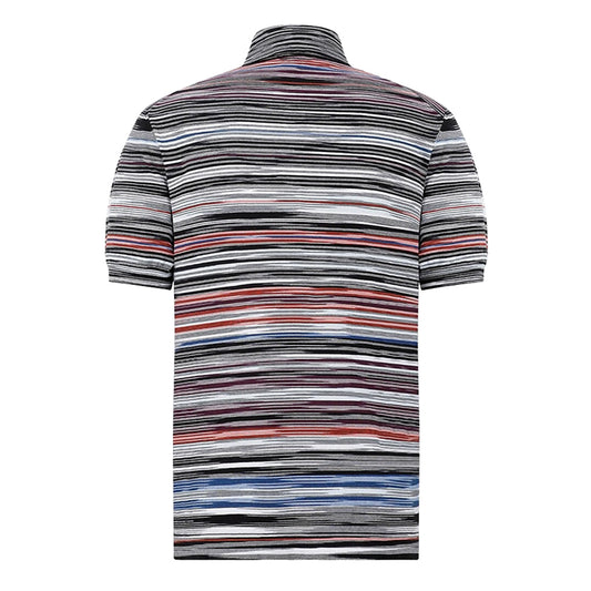 Missoni Striped Short Sleeved Polo Shirt