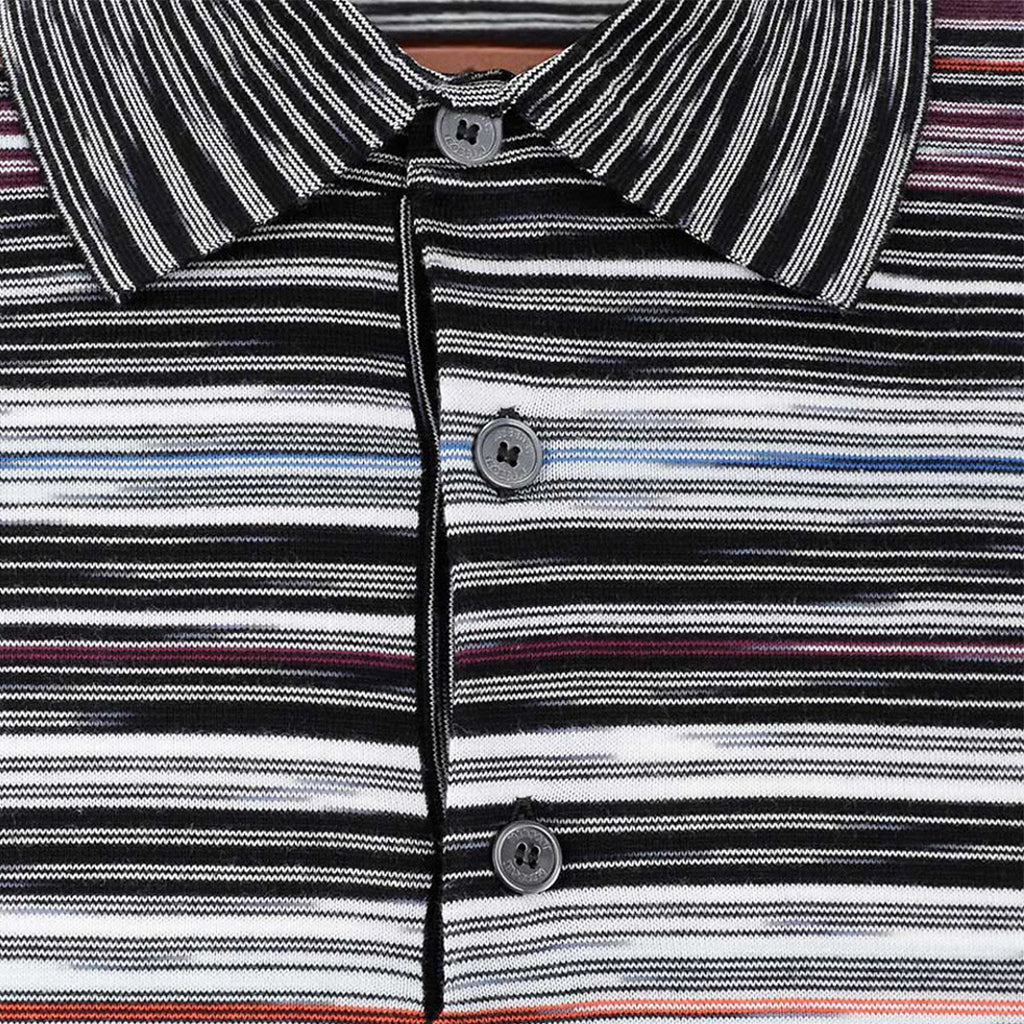 Missoni Striped Short Sleeved Polo Shirt