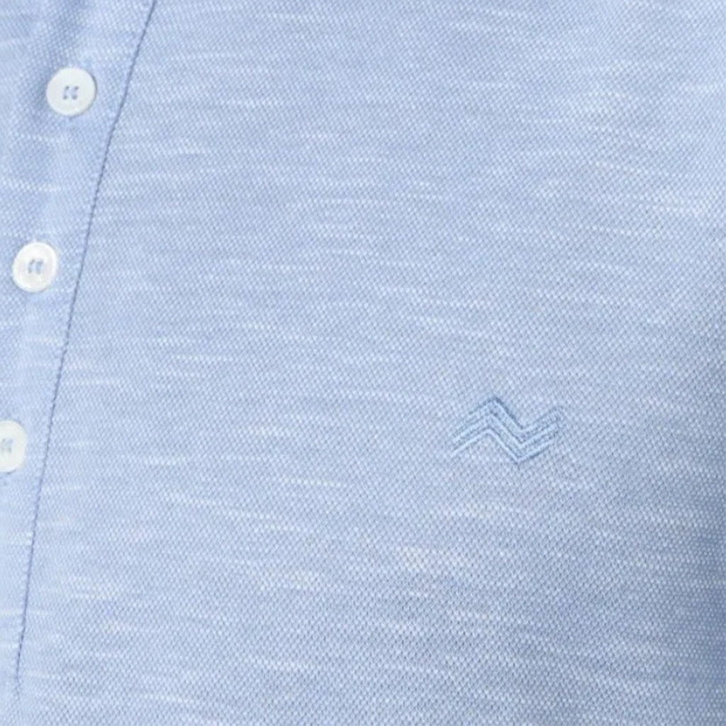 Missoni Zigzag Embroidery Slub Polo Shirt
