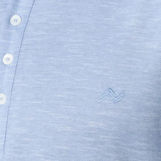 Missoni Zigzag Embroidery Slub Polo Shirt