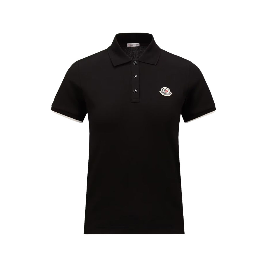 Moncler Women's Logo Patch Polo Shirt