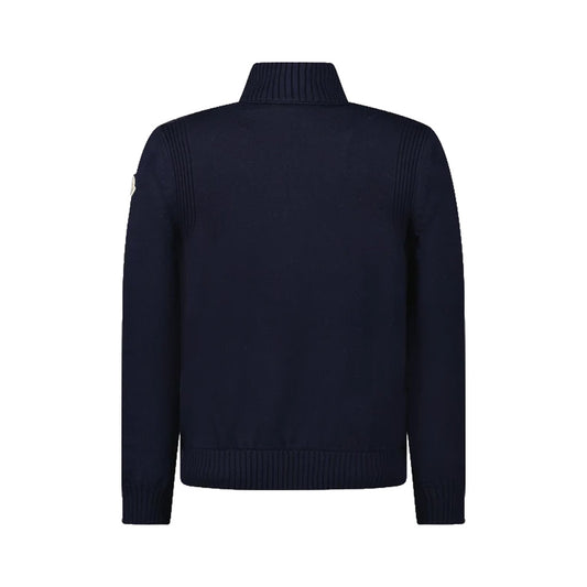 Moncler Men's Wool Padded Zip-Up Cardigan