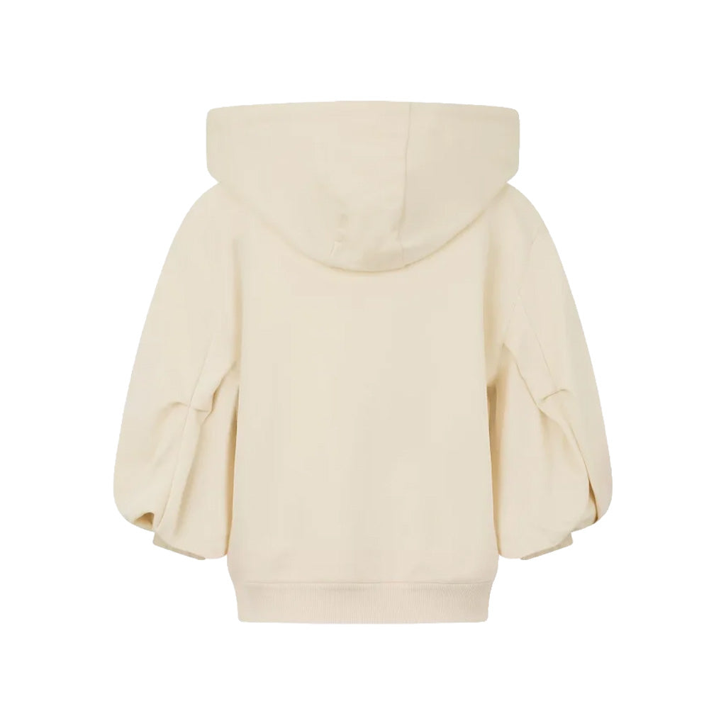 Moncler Women's Puff Sleeve Zip-Up Hooded Sweatshirt