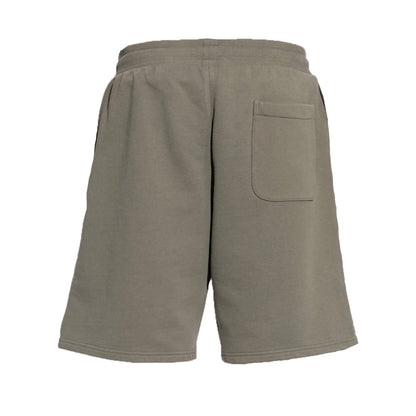 AMI Paris Tonal Logo Embroidered Sweatshorts in Smoked Grey