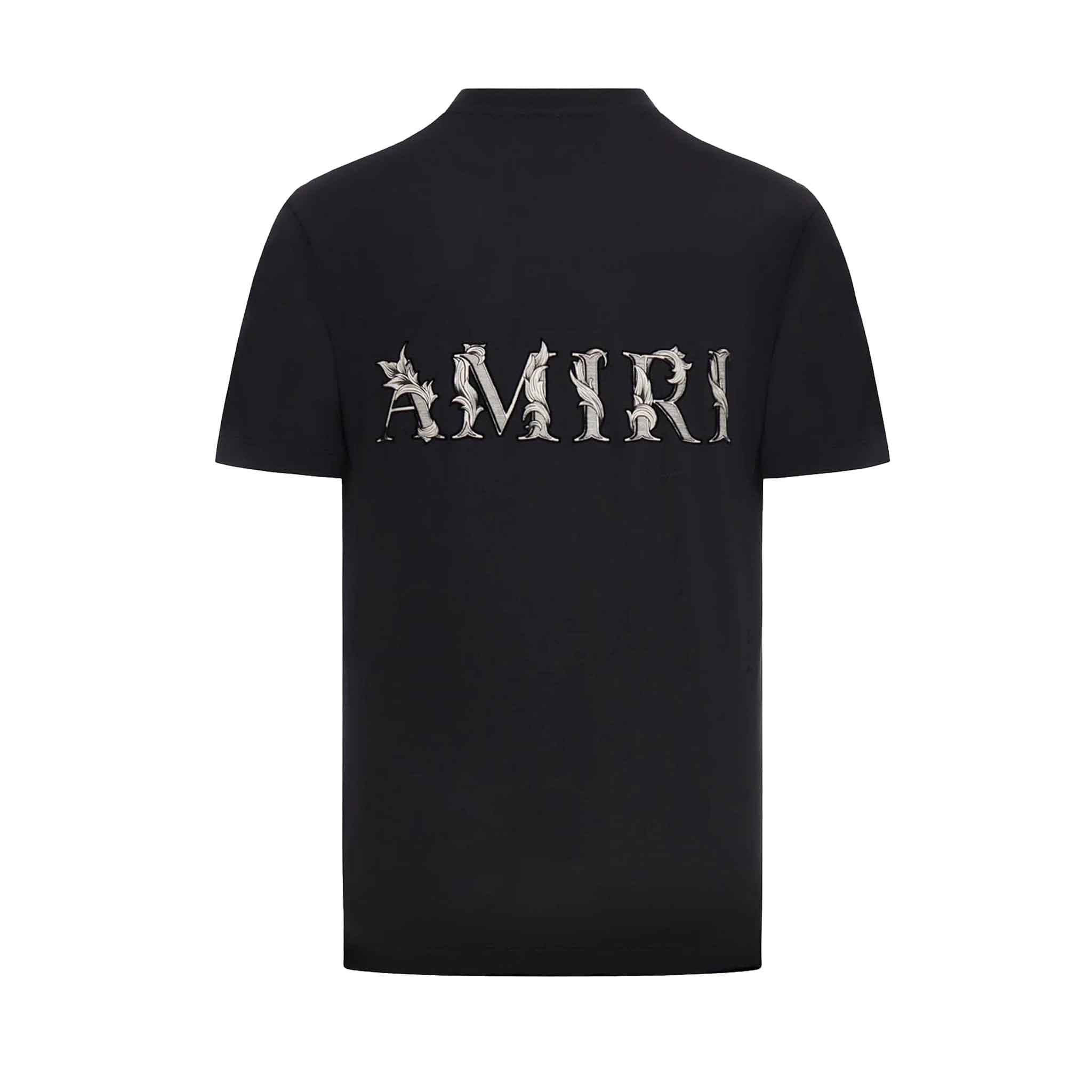 Amiri Baroque Logo T-Shirt in Black