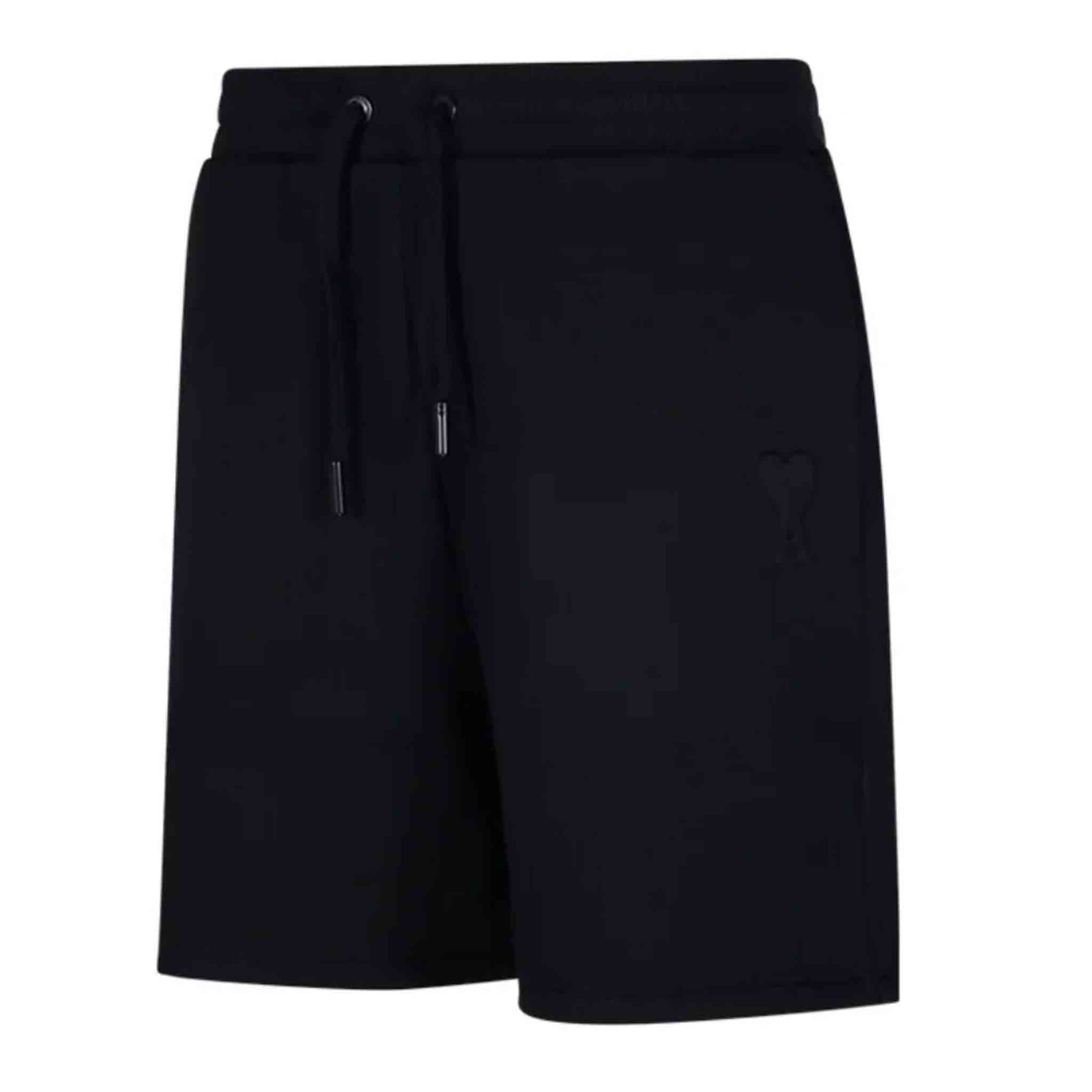 Ami Paris De Coeur Shorts in Black