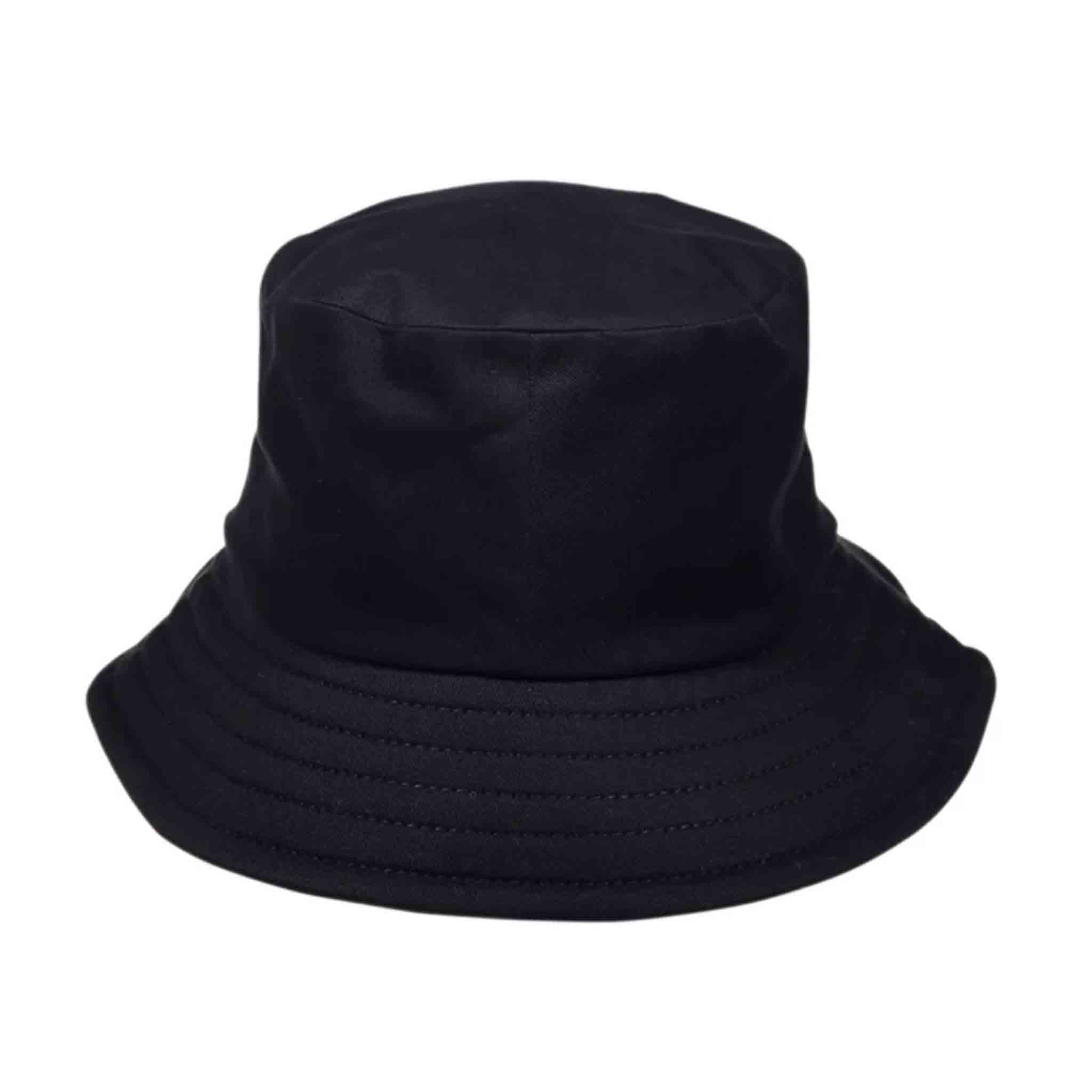 Ami de Coeur Stud Bucket Hat in Black
