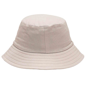 Ami de Coeur Stud Bucket Hat in Light Beige