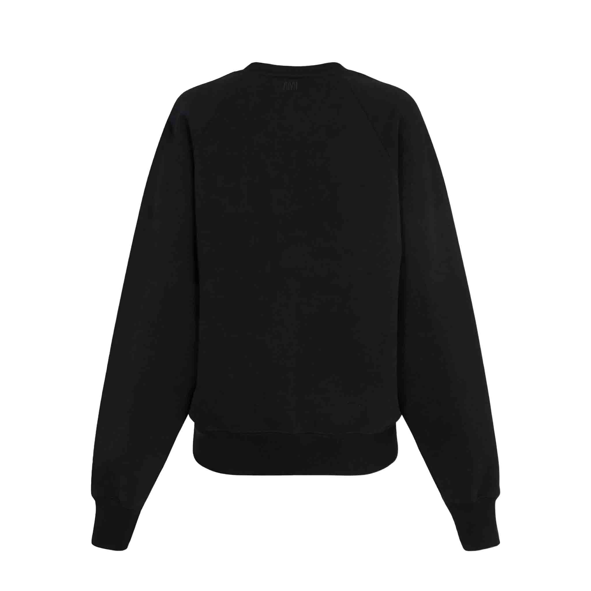 Ami Paris De Coeur Logo Sweatshirt in Black