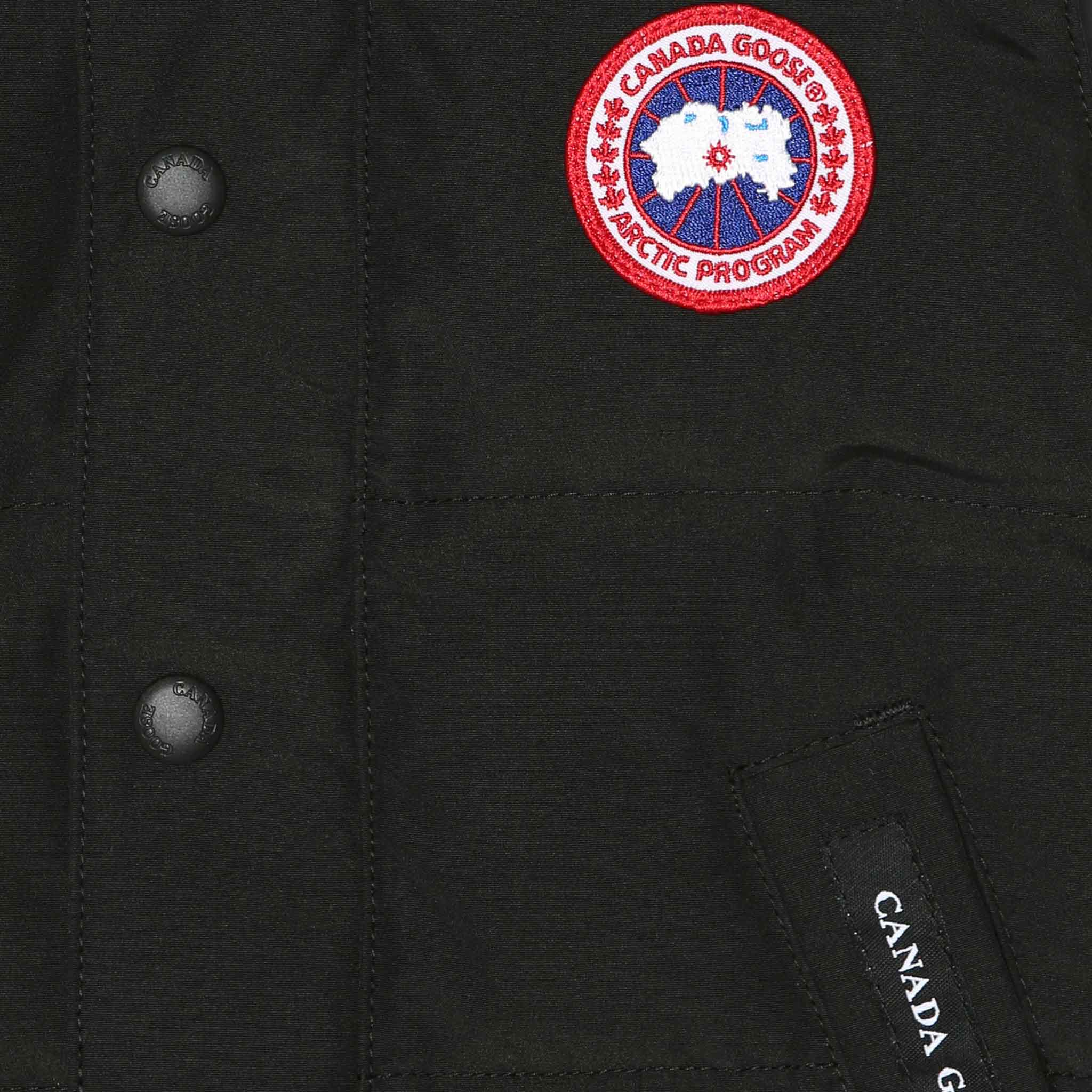 Canada Goose Youth Vanier Vest in Black