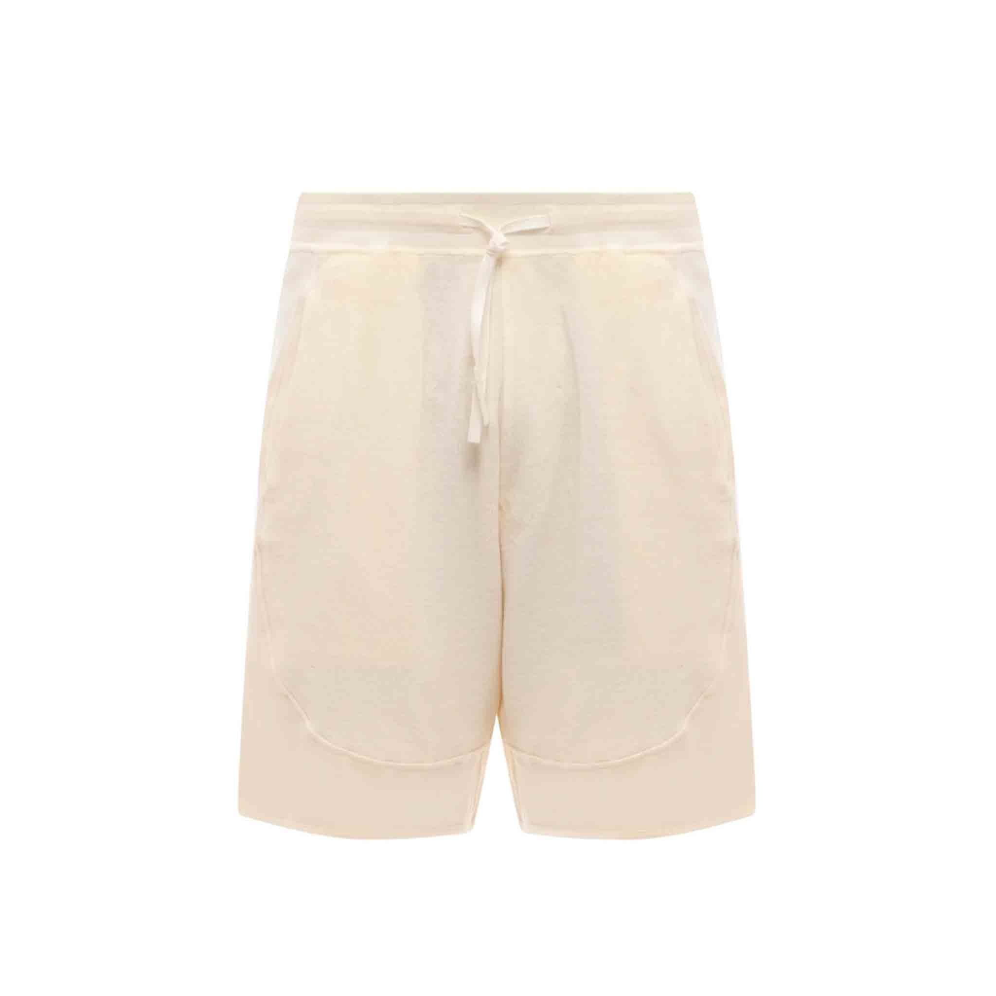Stone Island Shadow Project Shorts Cotton Terry in Beige