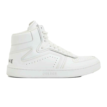 Celine "Z" High Top Sneaker in White