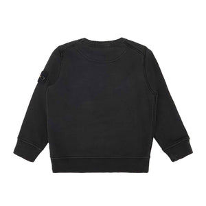Stone Island Junior Crewneck Sweatshirt in Black
