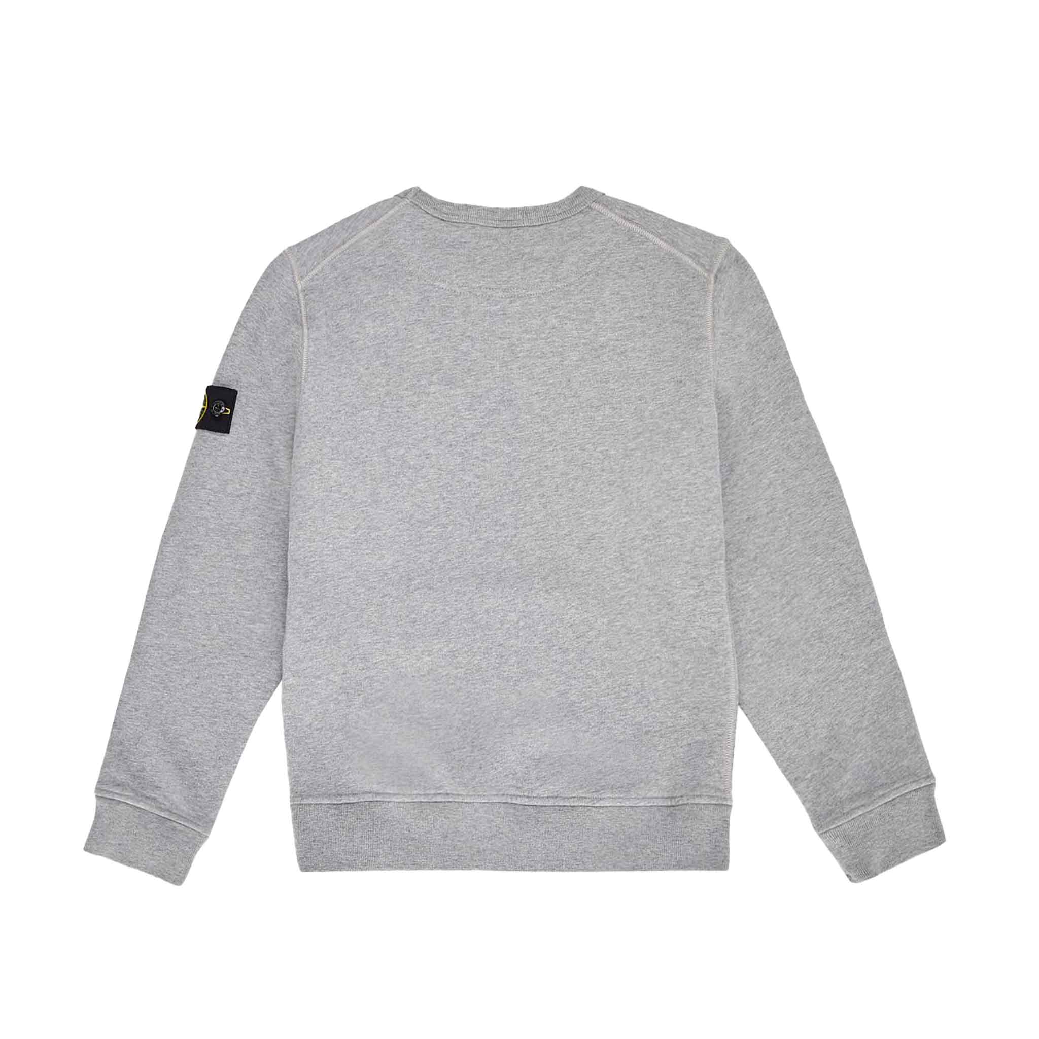 Stone Island Junior Crewneck Sweatshirt in Grey Melange