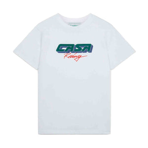 Casablanca Casa Racing 3D Oversized T-Shirt in White