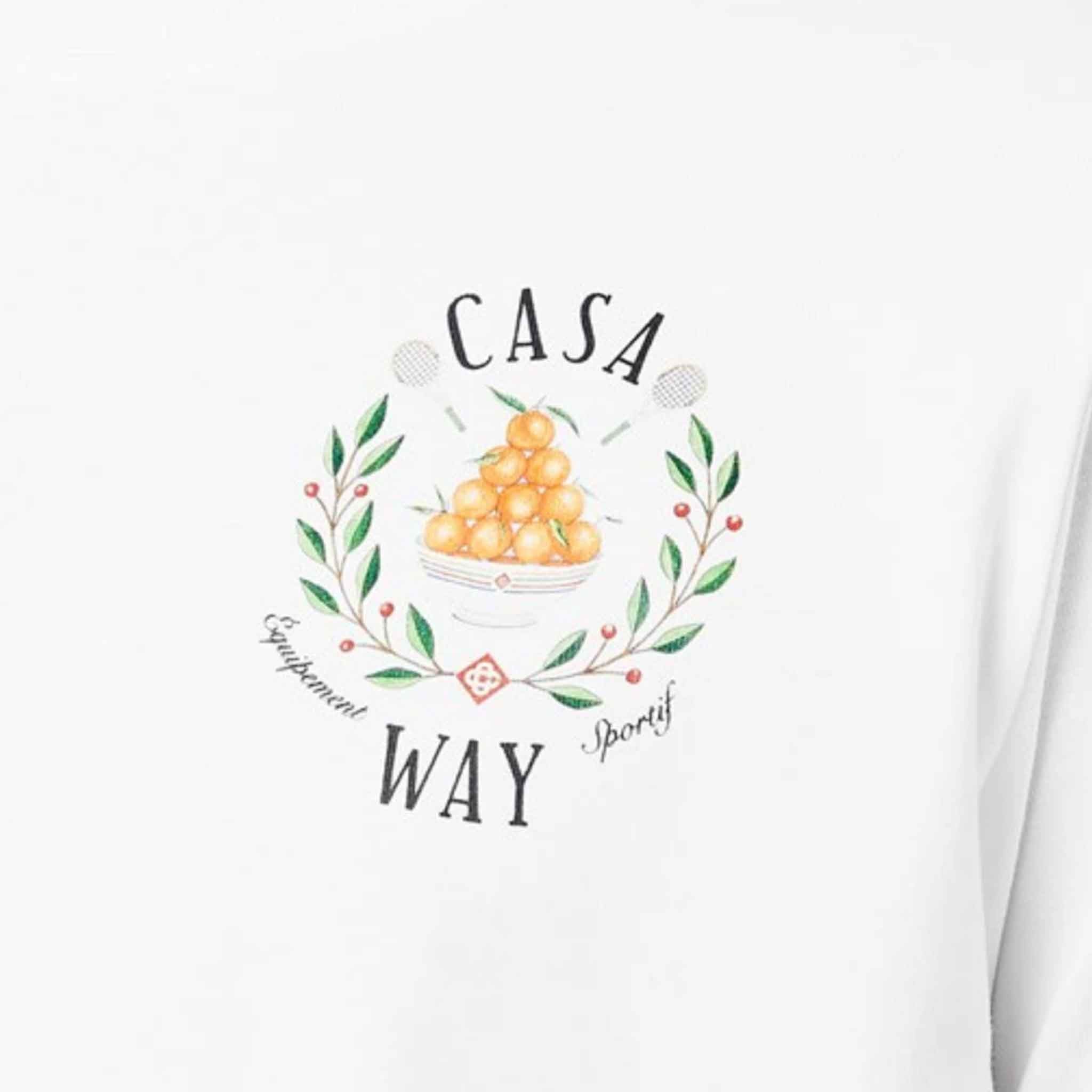 Casablanca Tennis Casa Way T-Shirt in White