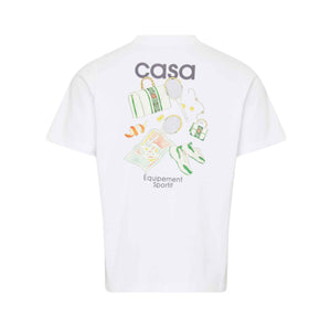 Casablanca Unisex Equipment Sportif T-Shirt in White