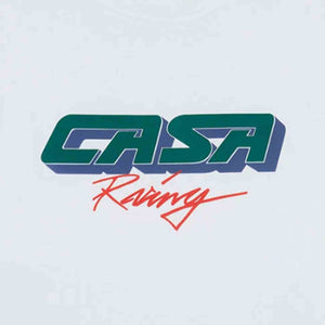 Casablanca Casa Racing 3D Oversized T-Shirt in White